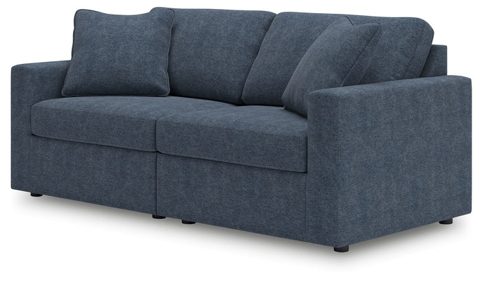 Modmax - 2-Piece Sectional Loveseat - Fabric - Ink image 4