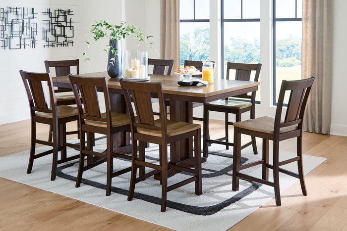 Rylandeen - Counter Height Extension Dining Table Set image 10
