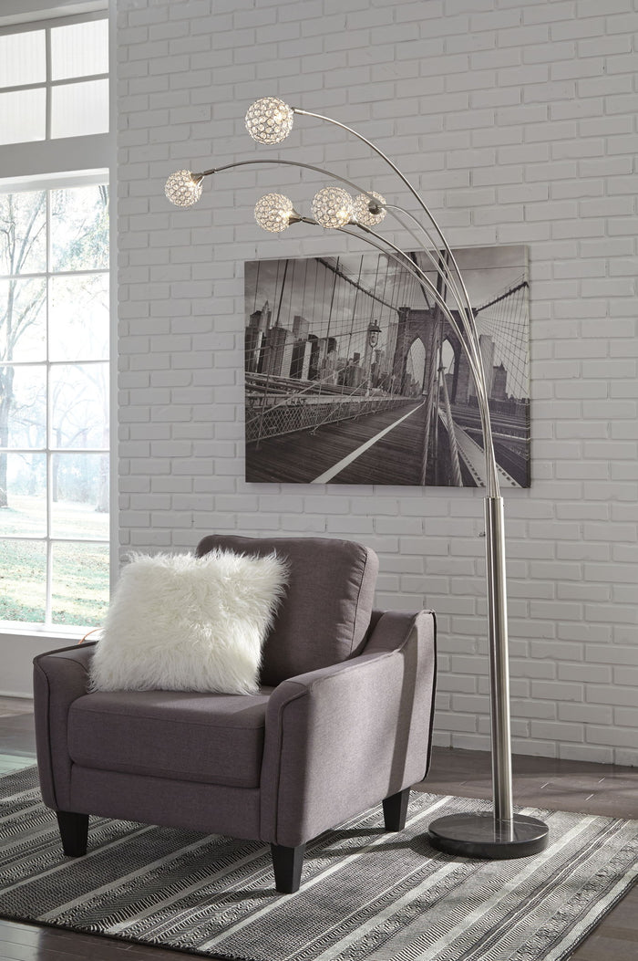 Winter - Metal Arc Lamp  - Silver Finish image 3