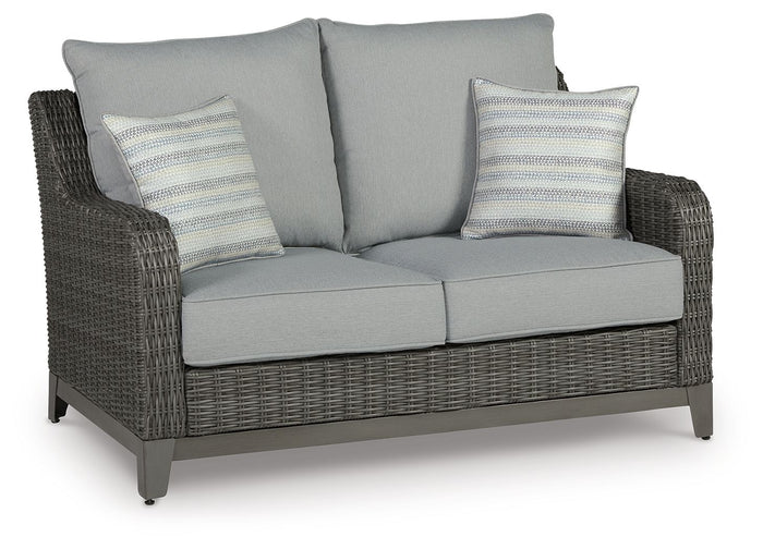 Elite Park - Loveseat w/Cushion - Gray image 1