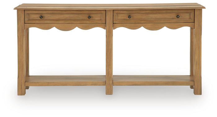 Whitmund - Console Sofa Table - Light Brown image 3