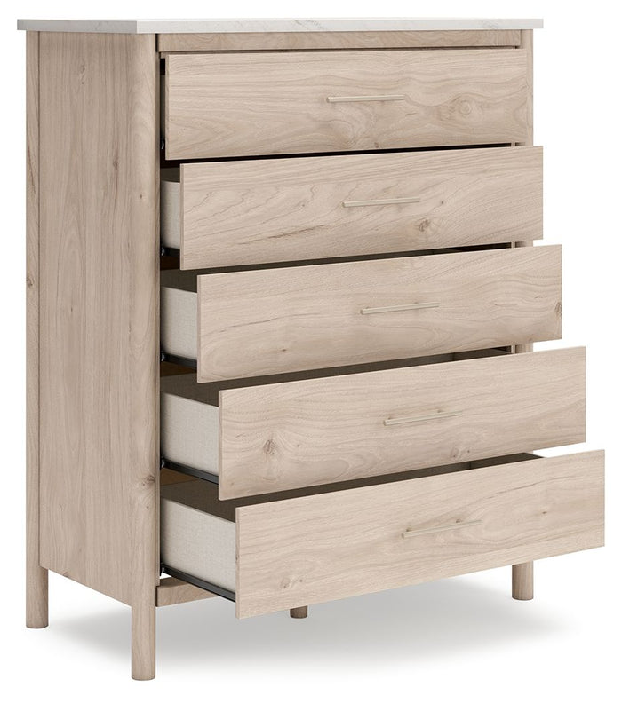 Cadmori - Five Drawer Wide Chest image 3