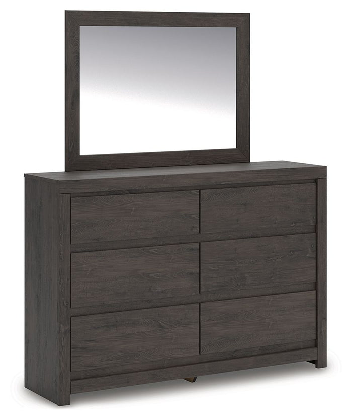 Fraluna - Dresser And Mirror - Charcoal image 1
