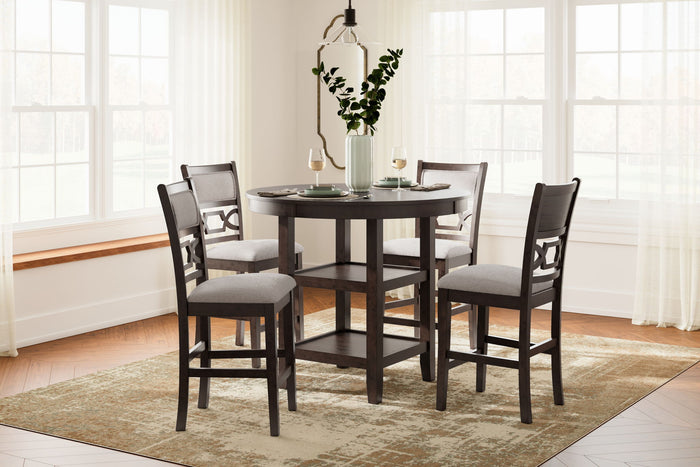 Langwest - Dining Room Counter Table Set (Set of 5) - Brown image 4