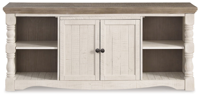 Havalance - Extra Large TV Stand - 2 Doors - Brown / Beige image 4