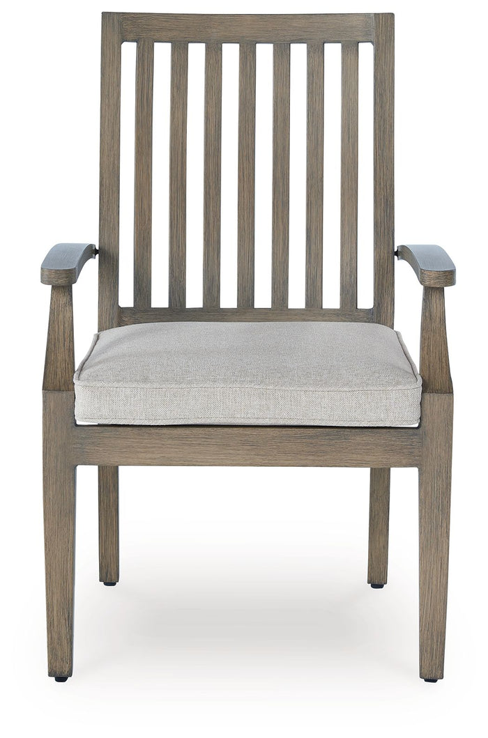 Rainier Ranch - Arm Chair With Cushion (Set of 2) - Brown / Beige image 4