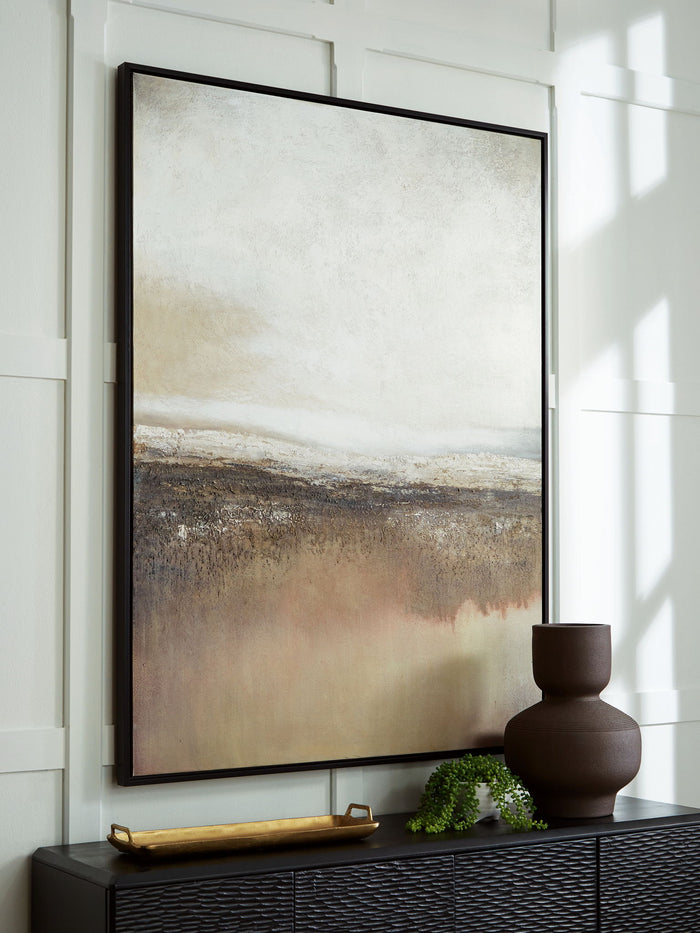 Siaking - Wall Art - Brown / Gray / White image 4
