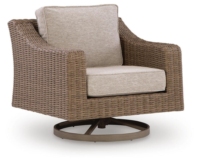 Laguna Heights - Swivel Lounge With Cushion - Beige image 1