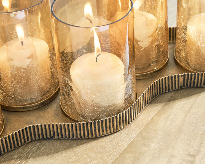 Evereton - Candle Holder - Antique Gold Finish image 4
