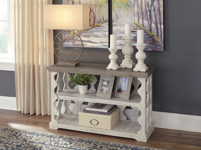 Havalance - Console Sofa Table - Gray / White image 4