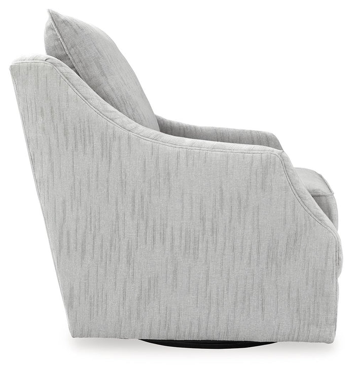 Gubbins - Swivel Accent Chair - Gray image 4