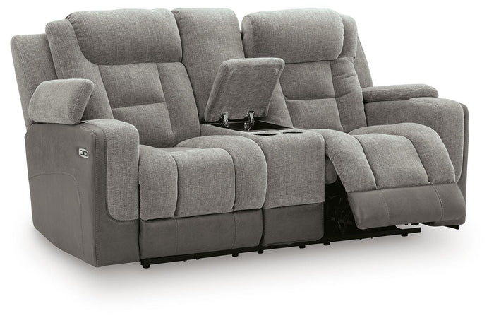 Mixed Motion - Power Reclining Loveseat With Console / Adjustable Headrest image 8