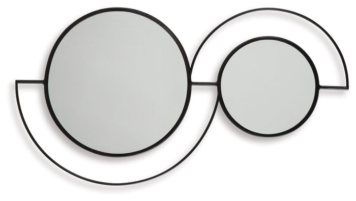Shayham - Accent Mirror - Black image 4