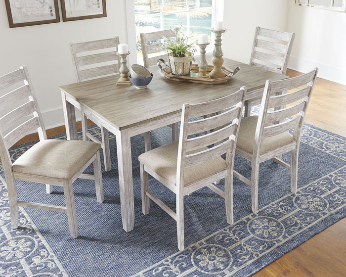 Skempton - Dining Room Table Set (Set of 7) - White image 4