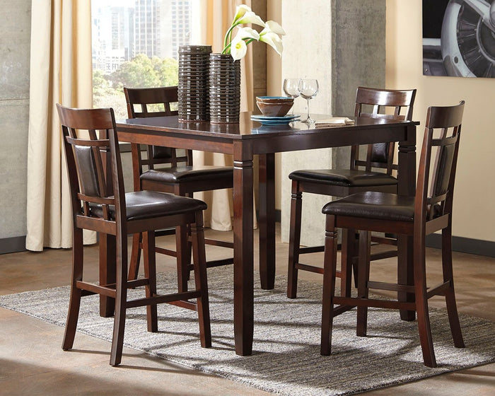 Bennox - DRM Counter Table Set (Set of 5) - Brown image 3