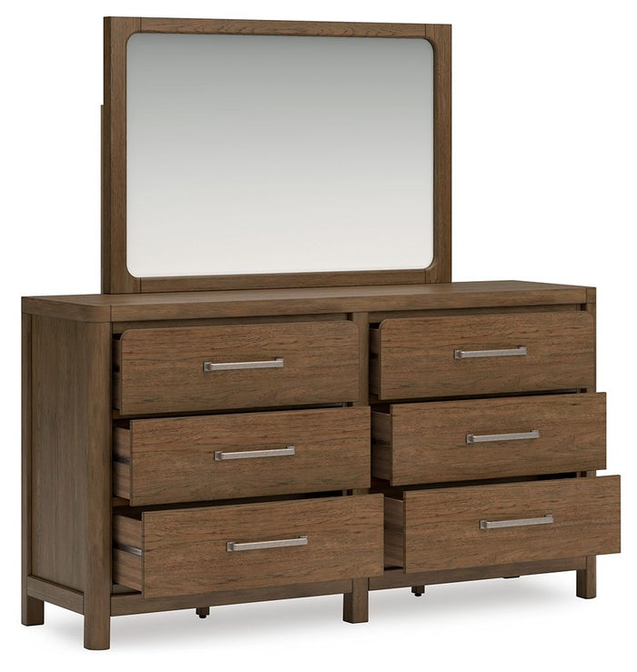 Cabalynn - Dresser And Mirror - Light Brown image 4