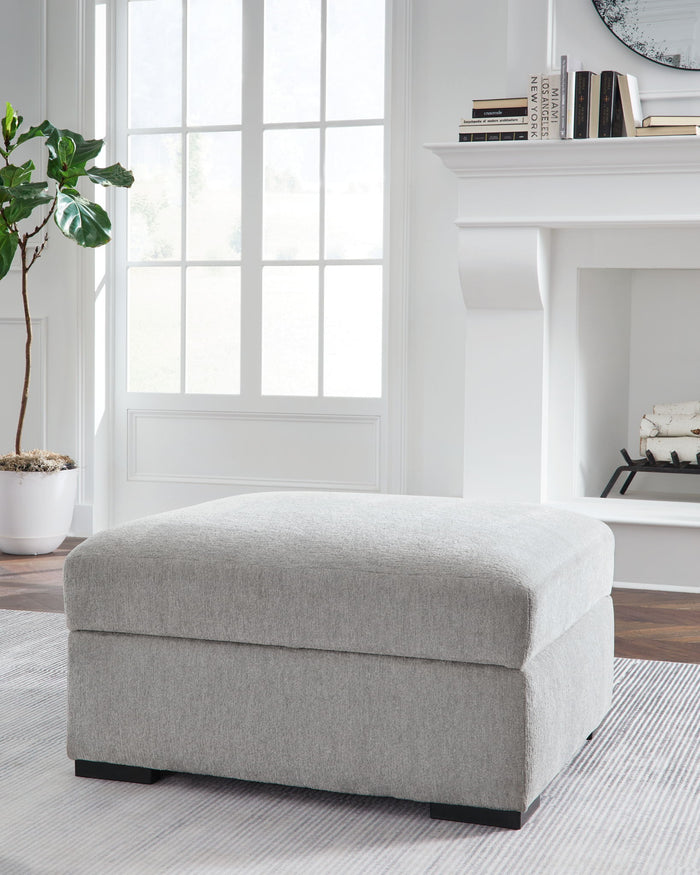 Gabyleigh - Ottoman With Storage - Nickel image 3