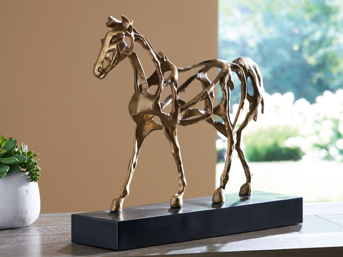 Grainville - Sculpture - Antique Gold Finish image 4