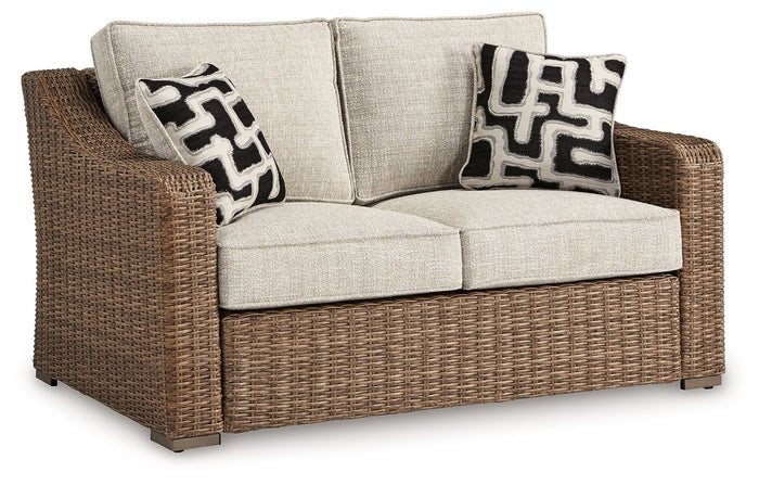 Beachcroft - Loveseat With Cushion - Beige image 1