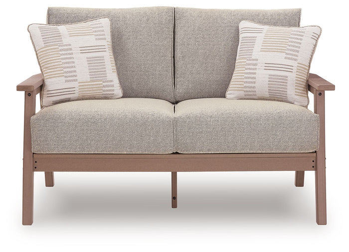 Grover Beach - Loveseat With Cushion - Driftwood image 4