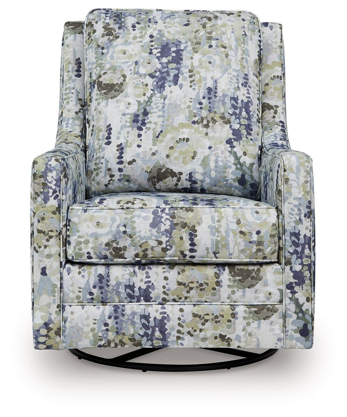 Dustinford - Swivel Glider Accent Chair - Multi image 4