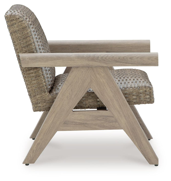 Cliff Trails - Rocking Lounge Chair - Beige image 3