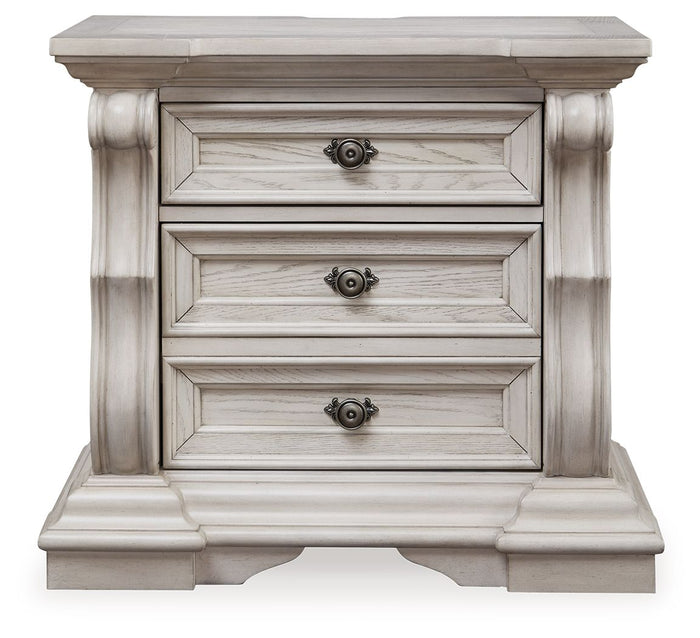 Bruchandi - Three Drawer Night Stand - Antique White image 4