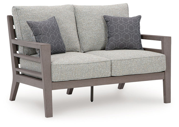 Hillside Barn - Loveseat W/Cushion - Gray / Brown image 1