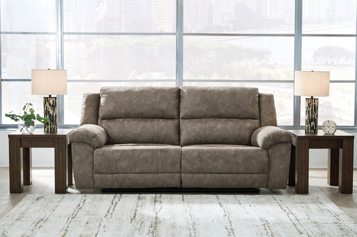 Laresview - 2 Seat Reclining Sofa - Fossil image 4