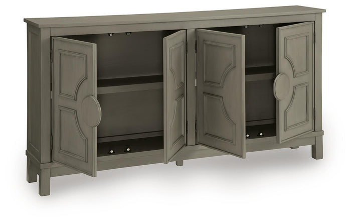 Darlock - Accent Cabinet - Warm Gray image 3