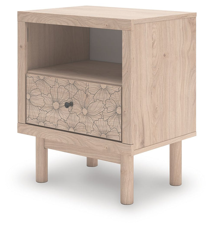 Arloster - One Drawer Night Stand - Tan image 4