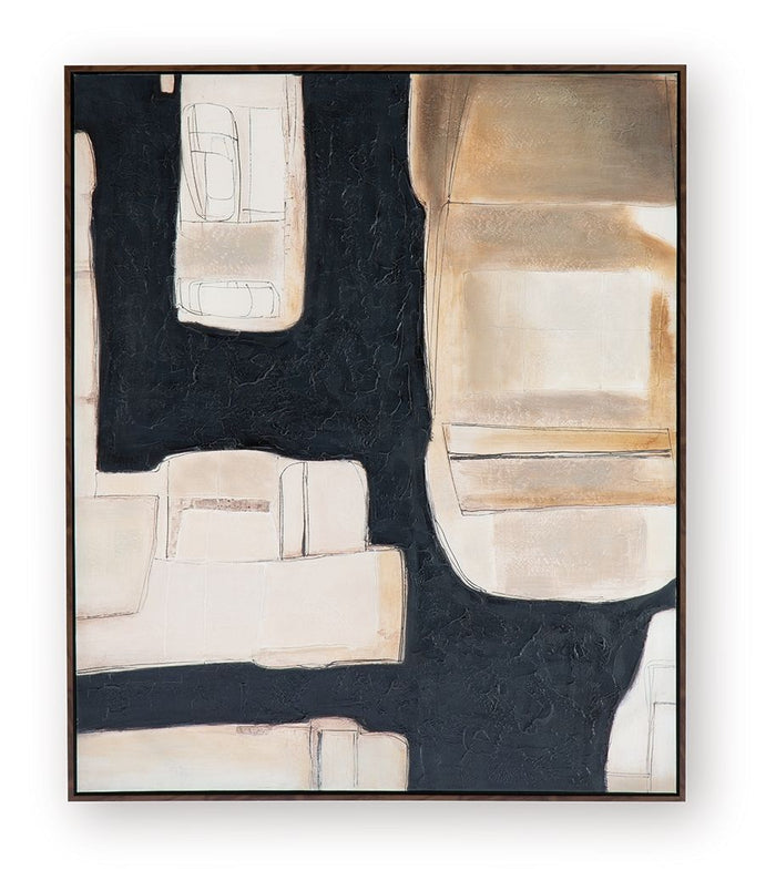 Feyville - Wall Art - Black / Brown / Cream image 1