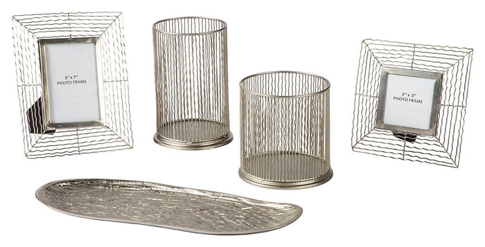 Dympna - Accessory Set (Set of 5) - Silver Finish image 1