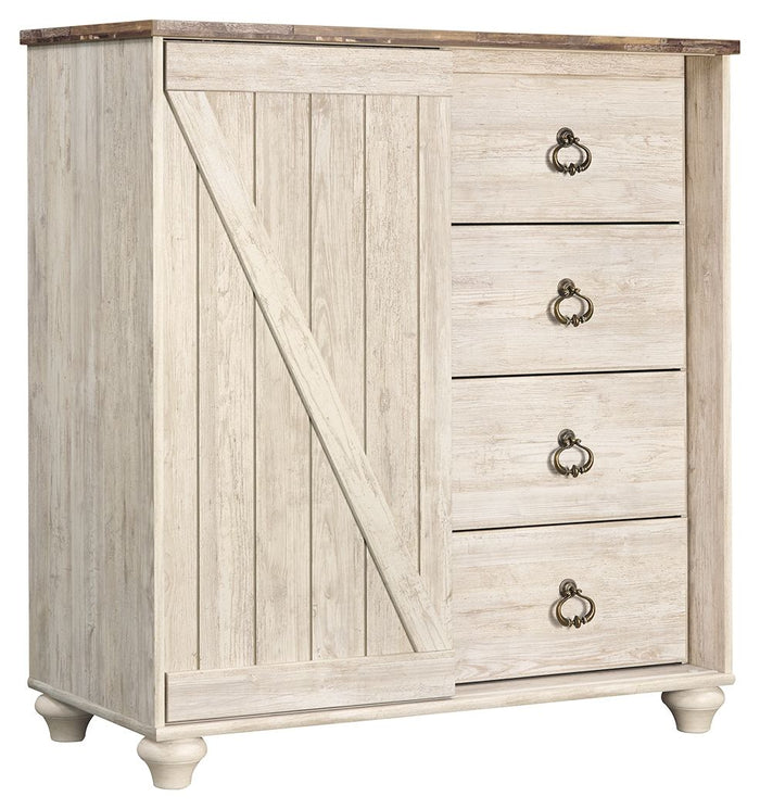 Willowton - Dressing Chest - Whitewash image 1