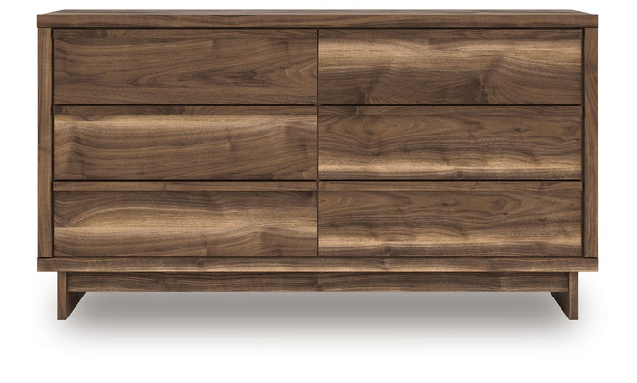 Chirason - Six Drawer Dresser - Brown image 3