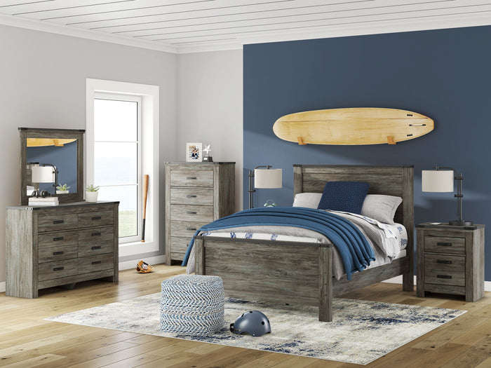 Frandern - Bedroom Mirror - Gray image 3