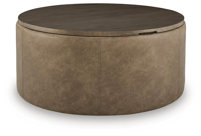 Bethanstone - Storage Ottoman - Warm Brown image 1