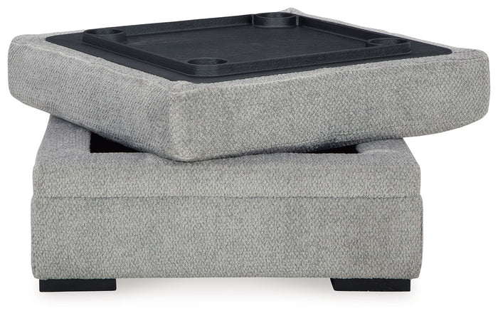 Casselbury - Ottoman With Storage - Cement image 4