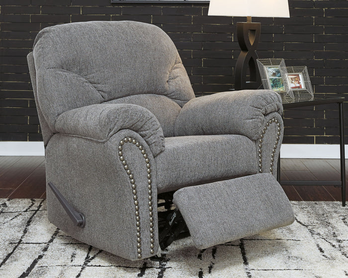 Allmaxx - Rocker Recliner - Pewter image 4