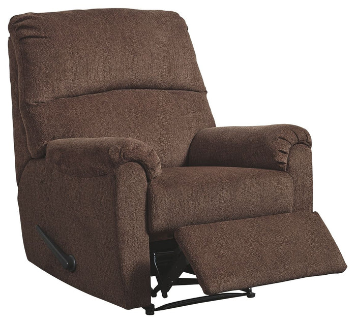 Nerviano - Zero Wall Recliner - Fabric - Chocolate image 4