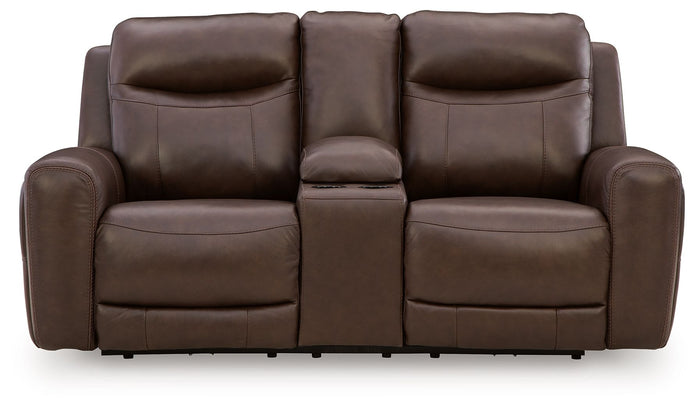 Gravier - Power Reclining Loveseat With Console / Adjustable Headrest - Cordova image 4