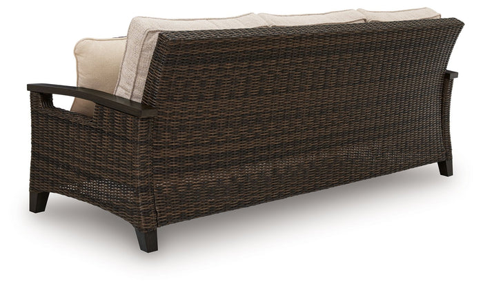 Monterey Point - Sofa With Cushion - Dark Brown image 4