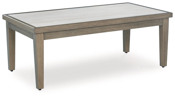 Rainier Ranch - Rectangular Cocktail Table - Brown / Beige image 1