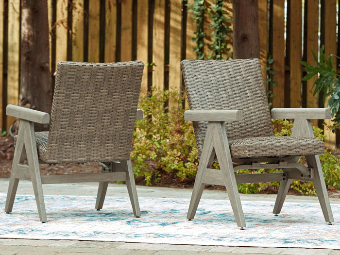 Cliff Trails - Rocking Arm Chair (Set of 2) - Beige image 4