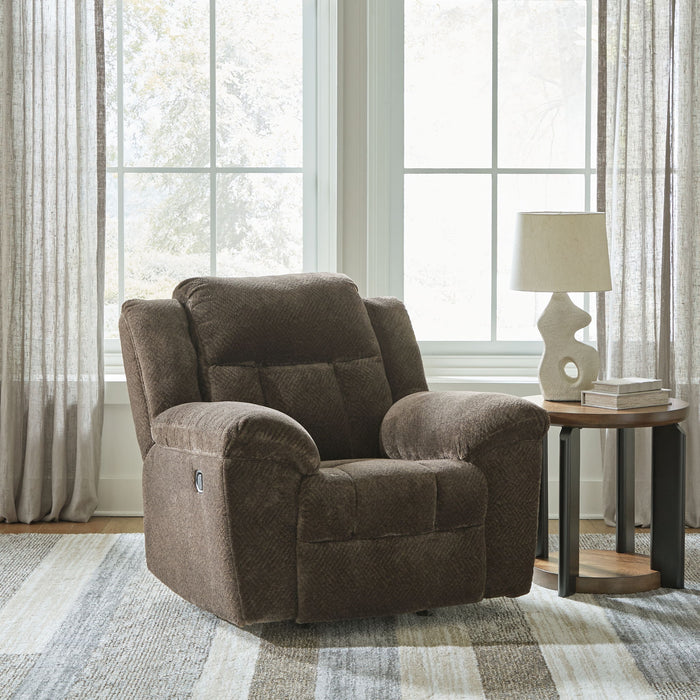 Frohn - Rocker Recliner - Fabric - Chocolate image 4