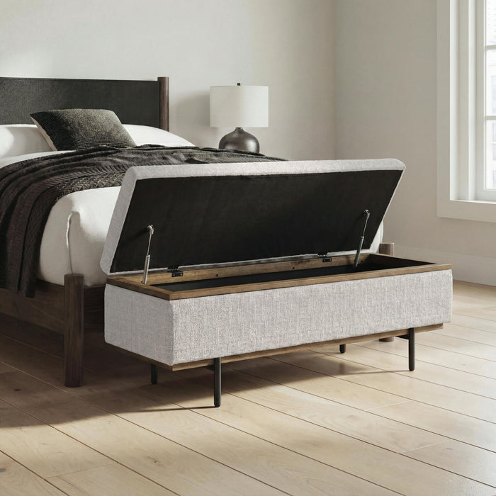 Dettaford Next-Gen Nuvella - Storage Bench - Stone image 4