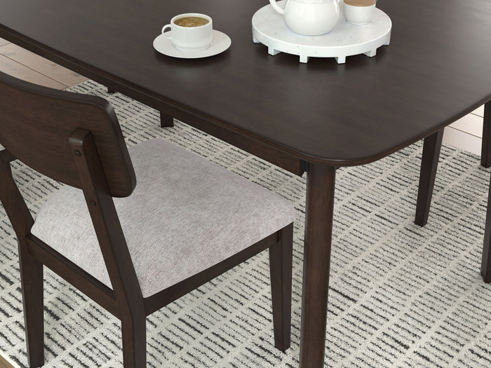 Mallenette - Dining Room Table Set (Set of 5) - Merlot image 3