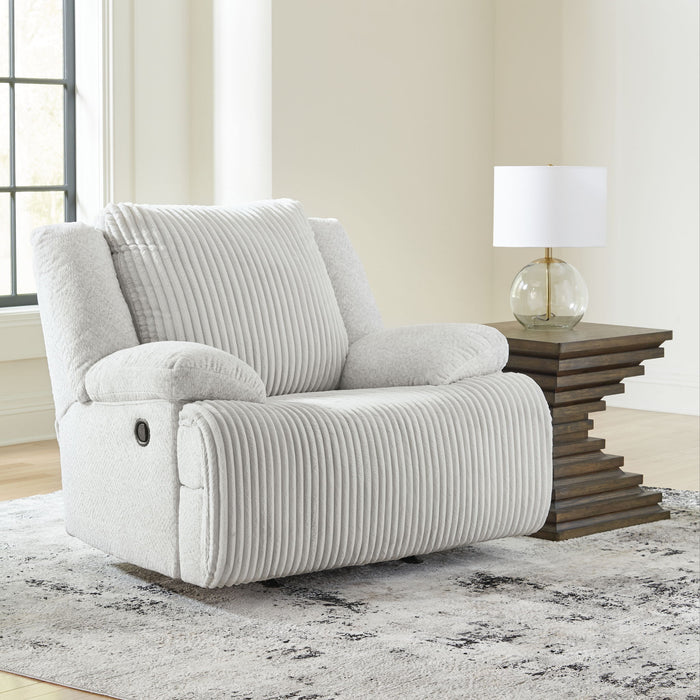 Top Tier - Rocker Recliner - Fabric - Alloy image 3