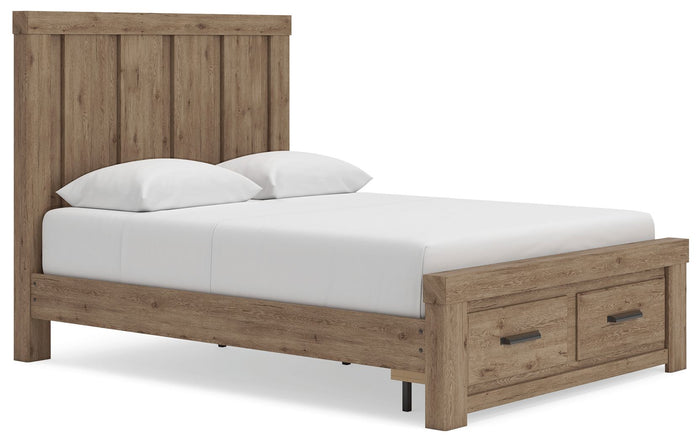 Oliandon - Panel Storage Bed image 1