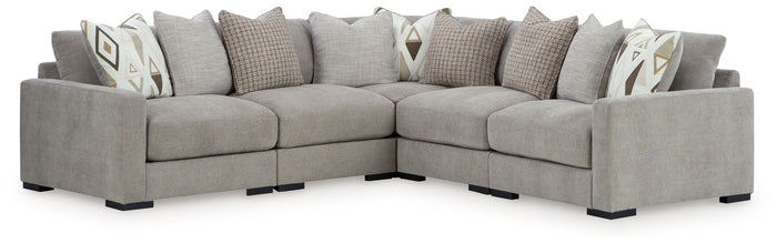 Aslan Court - Sectional With Ottoman Set image 10